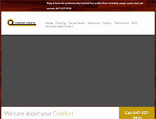 Tablet Screenshot of comfortcarpets.net